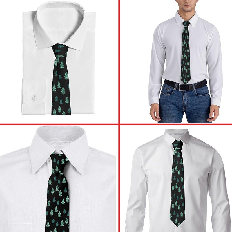 ARESD Men's Tie Funny Neckties Halloween Novelty Ties Formal Party Business Neckties - Image 2